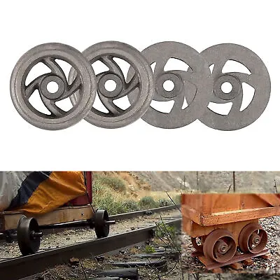 7 1/4 Diameter Mining Ore Cast Iron Ore Cart Wheels For LG Model Mine Car Mining • $118.89