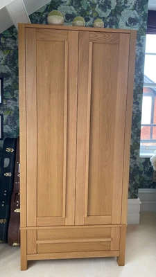 £300 • Buy M&S Sonoma Oak Double Wardrobe - Excellent Condition