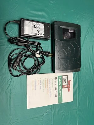 $60 • Buy Iomega Jaz 2 GB SCSI External Hard Drive V2000S W/ Power Supply
