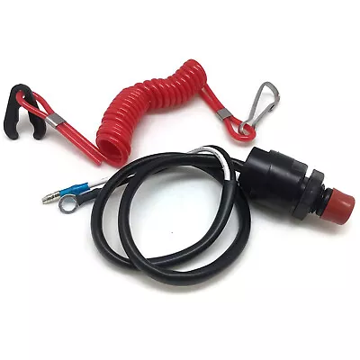 6E9-82575-09 Kill Stop Switch Safety Lanyard For Yamaha Outboard Motor 15-40HP • $13.50