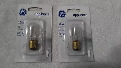 GE Bulbs 15w T7 BA15d X2 Specialty GE Bulb 35154 • $9