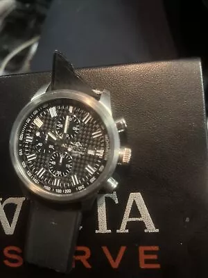 Invicta Mens Quartz Watch - Black Dial Chronograph  Braceletes Broken. • £50