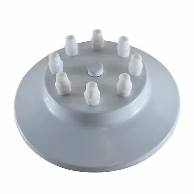 £12.02 • Buy MULTI POINT DROP OUTLET WHITE CEILING ROSE Perfect For Fabric Flex Cable