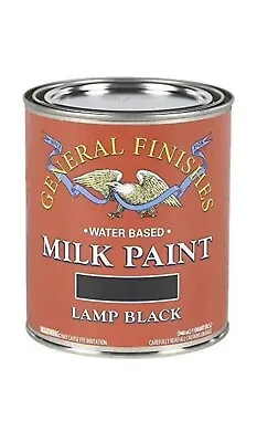 General Finishes Water Based Milk Paint 1 Quart Lamp Black • $34.99