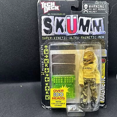 Tech Deck Skumm Super Kinetic Ultra Magnetic Men Figure 12 Joints Lion Head  • $22