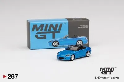 Mini GT 1:64 Honda S2000 (AP2) Laguna Blue Pearl MGT00287 Diecast Model Car New • $13.49