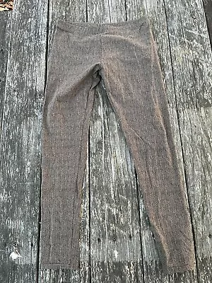 Athleta ~ Women's Brown Chevron Leggings ~ Size Medium • $16.99