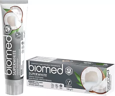 Biomed Superwhite Natural Coconut Toothpaste For Gentle BIOBIOIXH Whitening 100 • £4.84