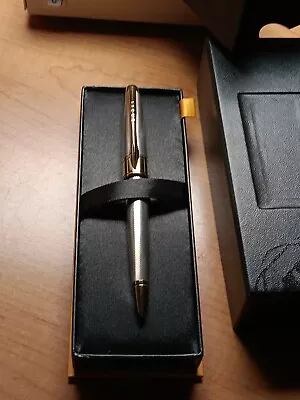 RARECross Apogee 23k Gold Appointments PLATINUM PLATED BALLPOINT SPIRAL ETCH • $120