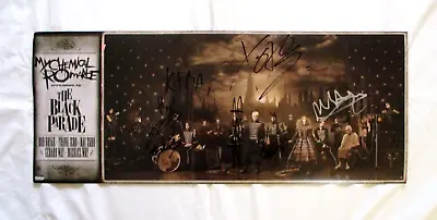 My Chemical Romance BLACK PARADE Autographed 12x24 Poster Reprise PROMO 2006-K • $375