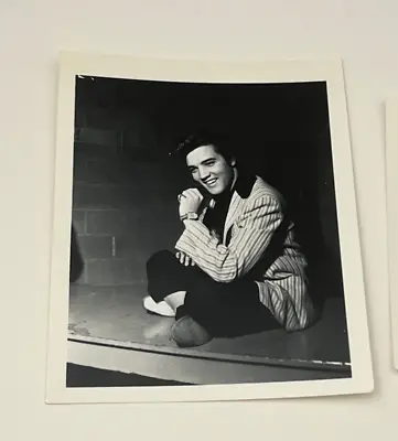 Elvis Presley Authentic Vintage Original 45+yr Photo 1957 Backstage Stamped • $199.99