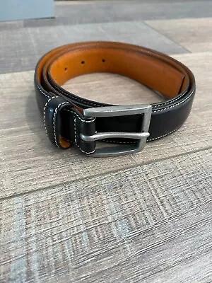 POLO RALPH LAUREN Black Leather Belt Size 36/90 ( Ref 4) • £20