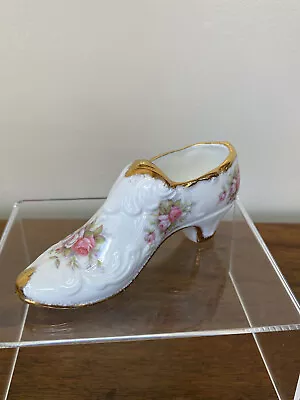 $19.99 • Buy Paragon Victoriana Rose Porcelain Shoe Slipper