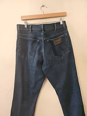 Mens Wrangler Texas Slim Jeans Size W34 L30 In Superb Condition • £10.75