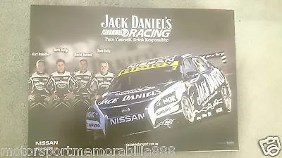 2013 JACK DANIEL'S BATHRUST POSTER V8 Supercars NISSAN ALTIMA RICK TODD KELLY • $10
