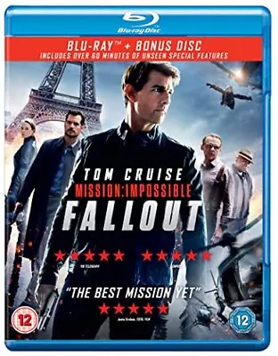 Mission: Impossible - Fallout (Blu-ray + Bonus Disc) [2018] [Regi... - DVD  C6VG • £3.49