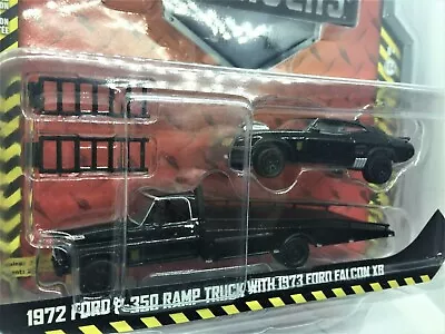 Greenlight MAD MAX **XB Falcon & F-350 Ramp Truck *1 Of 240 *1/64*RARE • $99