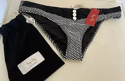 Tigerlily Tuxedo Archives Collection Bikini Bottoms Swimwear Size 14 Brand New  • $22