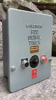 Vintage Original Fog Horn Signal Timer Control Box Lighthouse Coast Guard Nautic • $595