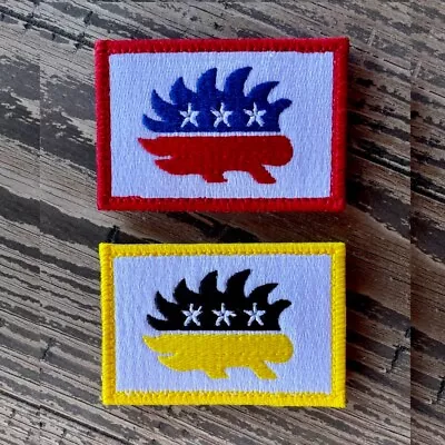 Libertarian Porcupine Morale Patch - Liberty Badge - Made In USA • $8.99