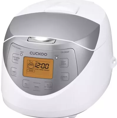 As New Store Demo CUCKOO Electric Rice Cooker 6 Cup CR-0632F Grey Free Post • $149.99