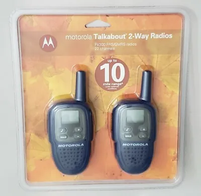 Motorola Talkabout FV300 Walkie Talkie Two Way Radios 10 Mile Range NEW • $13.39