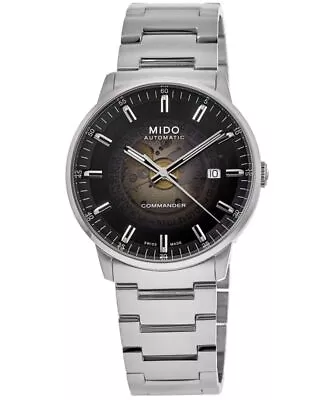 New Mido Commander Gradient Automatic Black Men's Watch M021.407.11.411.00 • $631.47