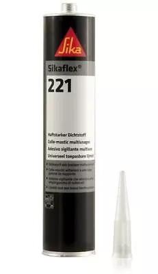 Sikaflex 221 Strong Adhesive Sealant White Caravan Motorhome Boat • £14.97