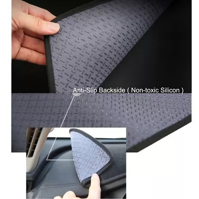 $60.50 • Buy Non-Slip Dash Mat Cover Black Dashboard Cover For 2019 Ssangyong Musso XLV RH