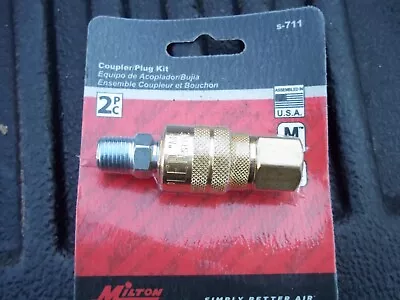Milton  P/N  S-711 Kwik-Change Assembly 1/4in. M Style Coupler • $10.49