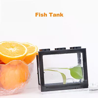 Mini Aquarium Tank Space-saving Lightweight Fish Breeding Mini Aquarium Tank • $10.45