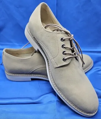 Todd Welsh VASS Men's Casual Oxford Shoes Beige Size 13M New In Box • $26.95