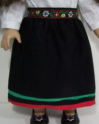 Kirsten  Black Skirt & Hair Ties Doll Clothes For 18  American Girl (Debs*) • $9.99