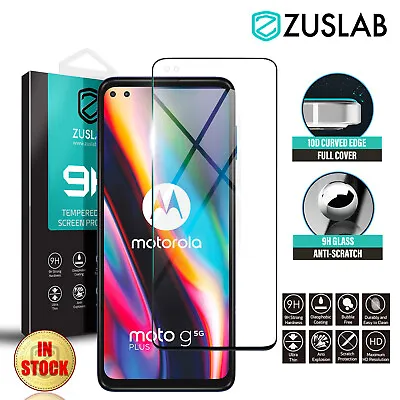 For Motorola Moto G 5G Plus Zuslab Full Coverage Tempered Glass Screen Protector • $5.16