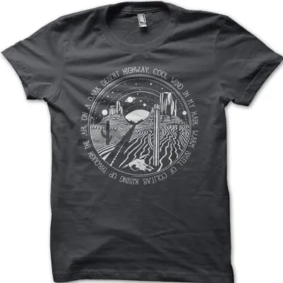 £12.95 • Buy Hotel California Lyrics Eagles Printed T-shirt 9061