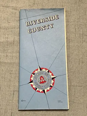 Vintage AAA Maps Triple A Road Maps Riverside County California 1967 • $7.95