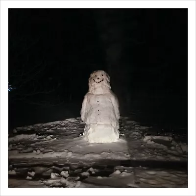 $349 • Buy SIGNED Alec Soth Photograph - Snowman At Night - Magnum Square Print June 2014