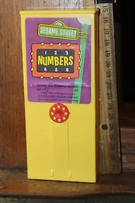 Vintage Fisher Price Cartridge For Movie Viewer 1978 Sesame Street Numbers • $6