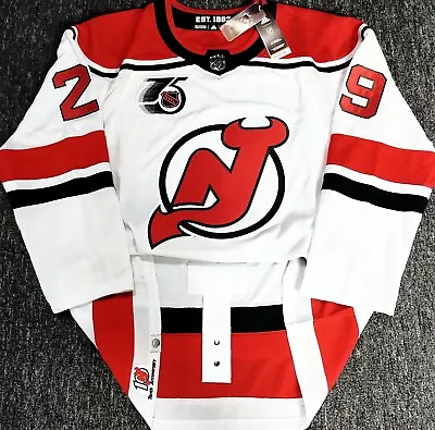 NWT-PRO-50 MARTIN BRODEUR DEVILS NHL 75th - 10th ANNIVERSARY ADIDAS PRIME JERSEY • $379.99