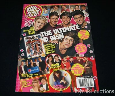 Popstar Magazine Jan-Feb 2013 One Direction Big Time Rush Selena Justin Ross R5 • $14.97