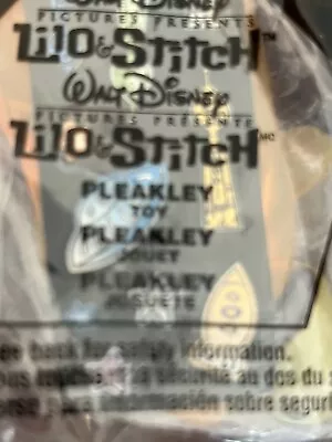 Walt Disney Lilo & Stitch PLEAKLEY Sealed McDonald's HAPPY MEAL Collectible Toy • $2.99