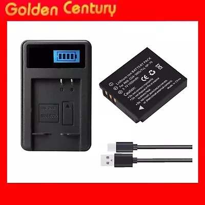 DB-60 65 Battery + USB Charger Ricoh G600 G700 Wg-M1 GR Digital II III IV GX200 • $32.65