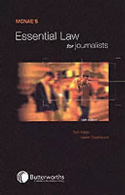 McNae L.C.J. : Essential Law For Journalists Expertly Refurbished Product • £4.47