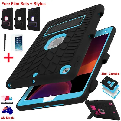 For IPad 9th/8th/7th Gen Case Hybrid Heavy Duty Shockproof Stand +Screen Cover • $10.99