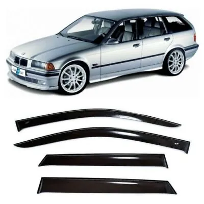 For BMW 3 E36 Touring 1995-99 Side Window Wind Visors Sun Rain Guard Deflectors • $89.90