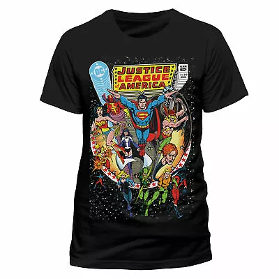 £6.95 • Buy Mens Official Justice League Batman Comic Book Cover Short Sleeve Tee T-shirt