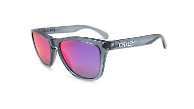 Oakley Sunglass Frogskins Limited Edition Crystal Black W/+Red Iridium  03-289 • $356