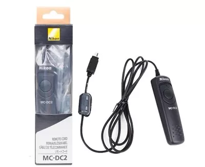 Nikon MC-DC2 Remote Release Cord For Z7 Z7II Z6 Z6II Z5 D5000 D5100 D5200 D5300 • $23