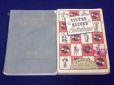 1922-1941 Victor Records Catalogs Lot Of 3 - Lists Of Artist - J 1977 • $45