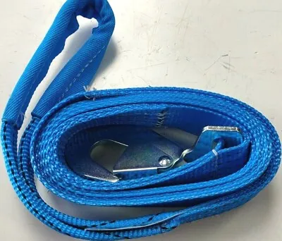 4x4 Recovery Strap Towing 5T Blue 1m To 30m Off Road Tree Strop With Snap Hook • £16.25